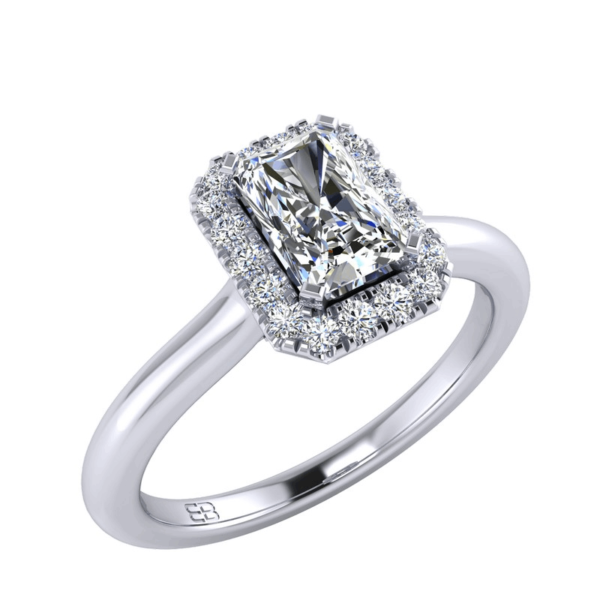 Radiant Lab Diamond Ring