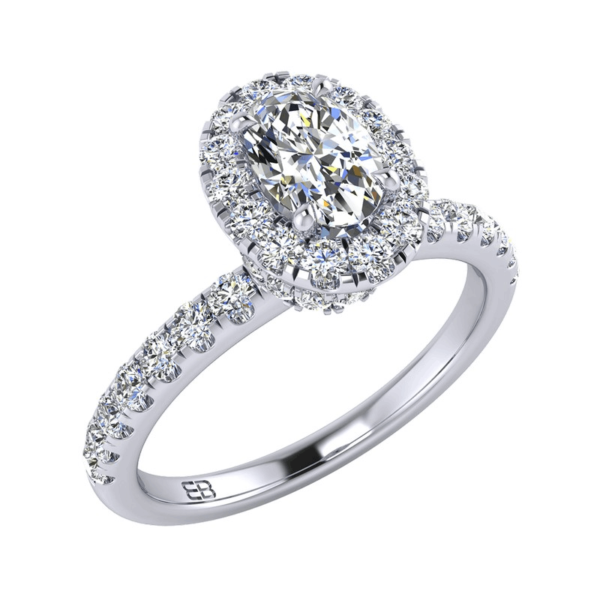 Imperial Blossom Lab Diamond Ring