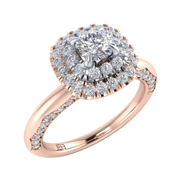 Majestic Tiara Lab Diamond Ring