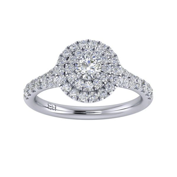 Cathedral Diamond Ring