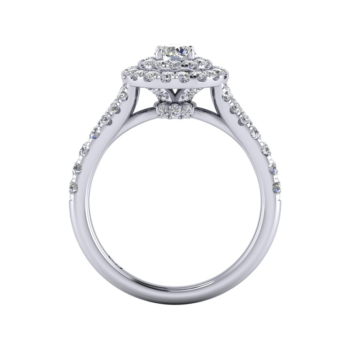 Cathedral Diamond Ring