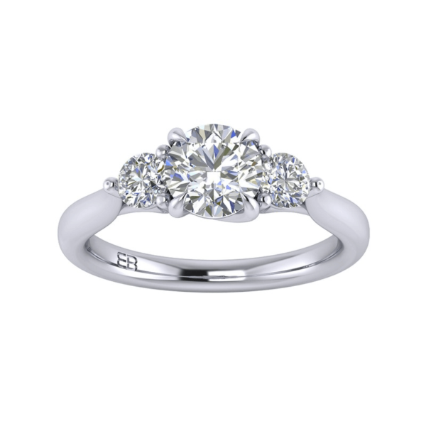 Magnificence Three Stone Ring