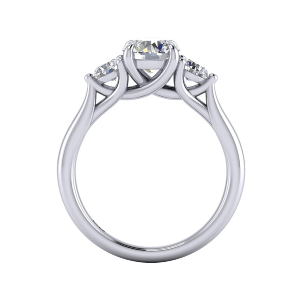 Magnificence Three Stone Ring