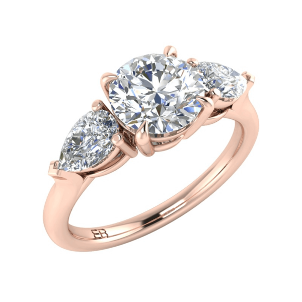 Mystery Lab Three Stone Ring