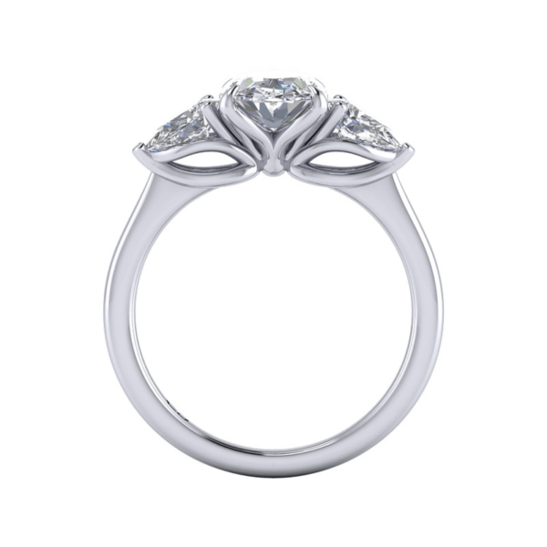 Serenity Three Stone Ring