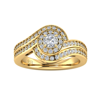 Cascade Diamond Ring