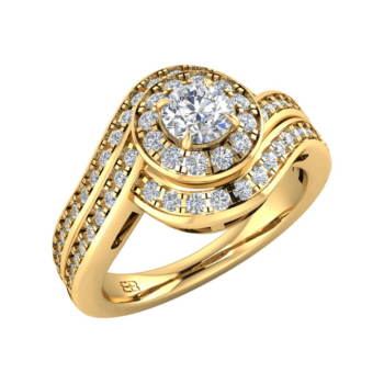 Cascade Diamond Ring