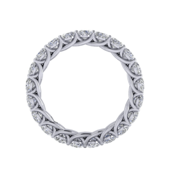 Classic Oval Eternity Ring