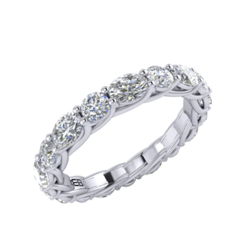 Round & Oval Eternity Ring