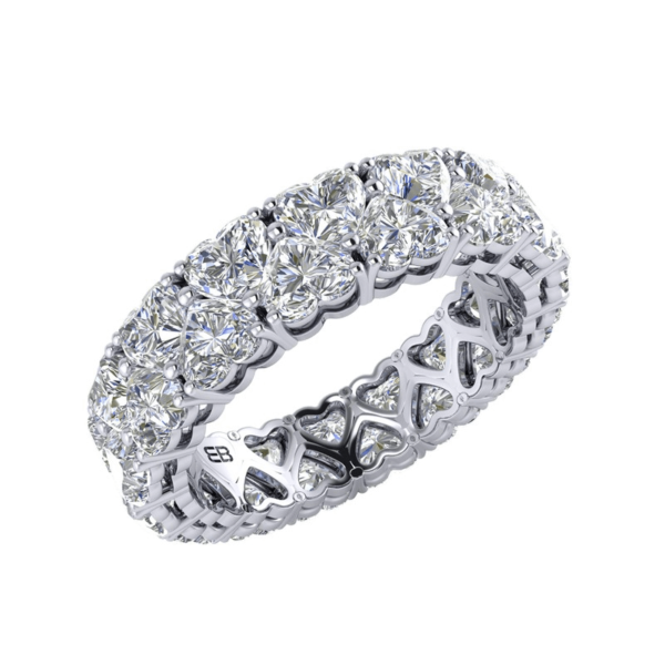 Dual Heart Eternity Ring