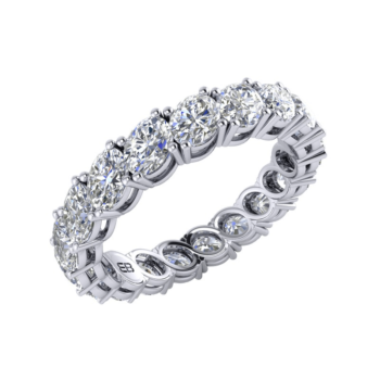 Gradient Oval Eternity Ring