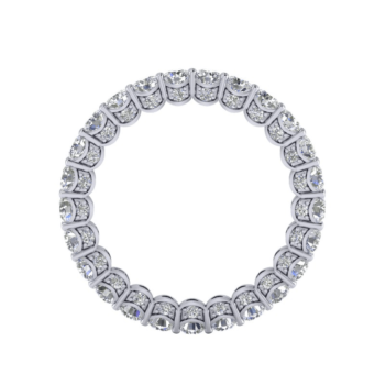 Majestic Round Eternity Ring