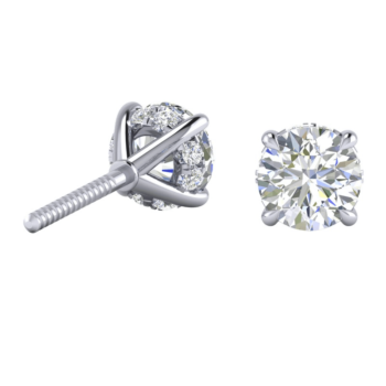 Contemporary Diamond Earring