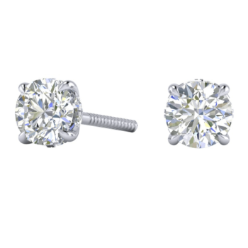 Contemporary Diamond Earring