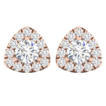 Triangle Diamond Earring