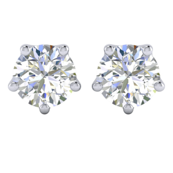 Crown Diamond Earring