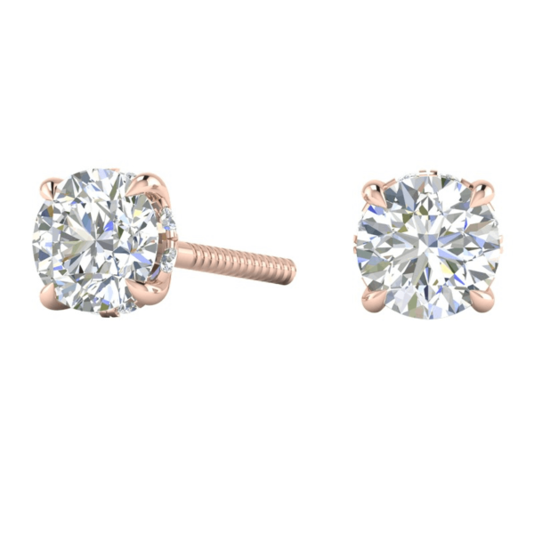 Classic Halo Diamond Earring