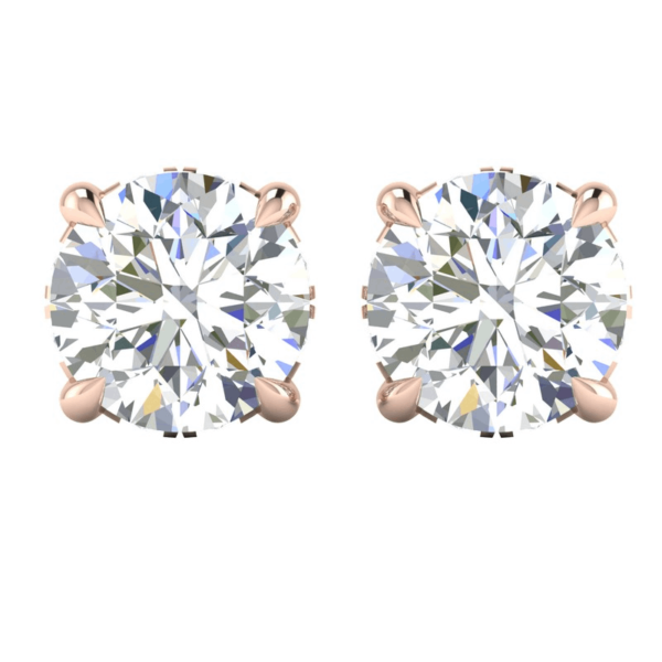 Classic Halo Diamond Earring