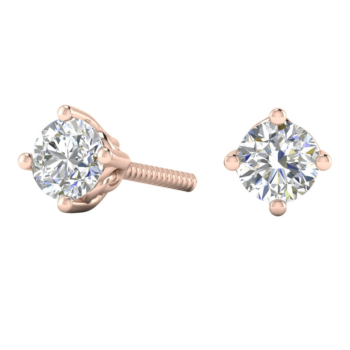 Entwined Diamond Earring