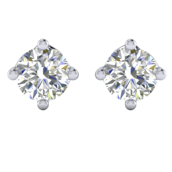 Interlinked Diamond Earring