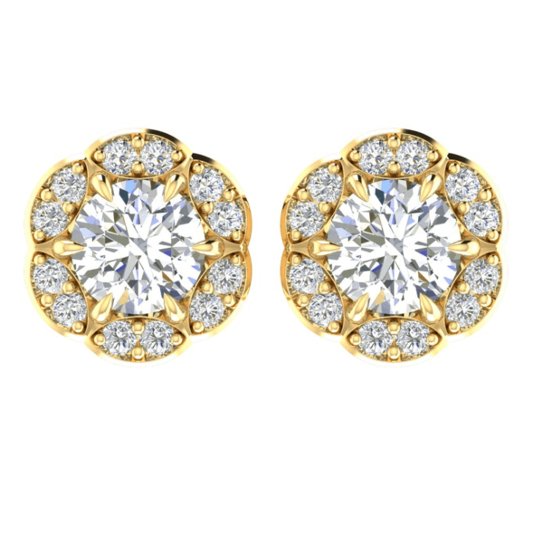 Glitzy Diamond Earring