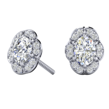 Antique Rose Diamond Earring