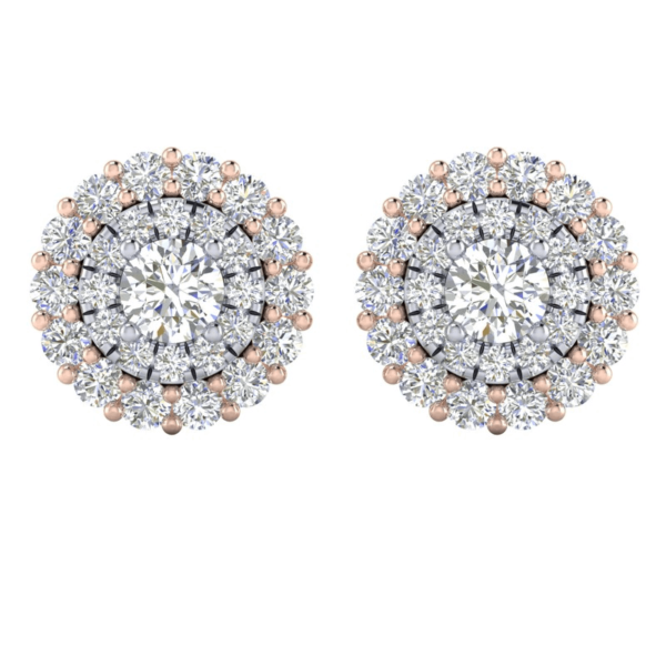 Carnation Diamond Earring