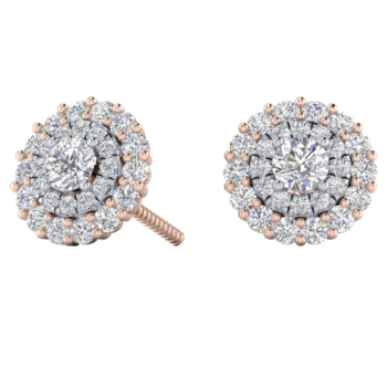 Carnation Diamond Earring