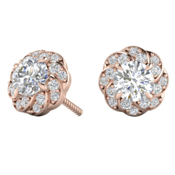 Ornate Diamond Earring