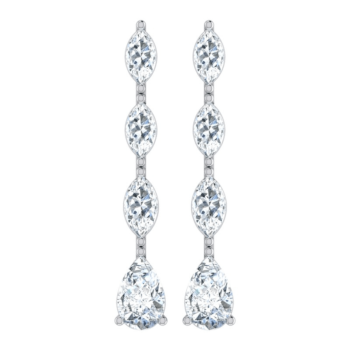 Marquise Stilletto Diamond Earring