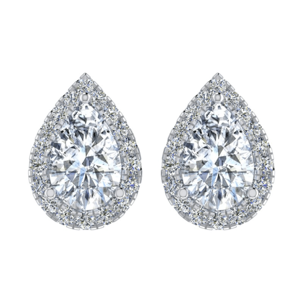 Glamourous Pear Drop Diamond Earring