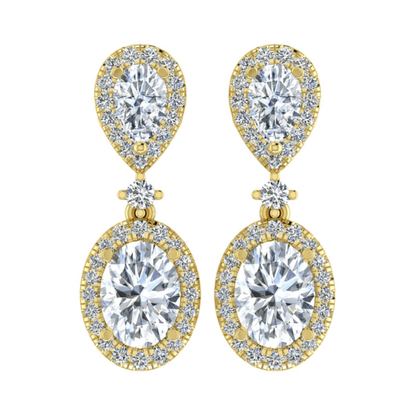 Brilliant Drop Diamond Earring