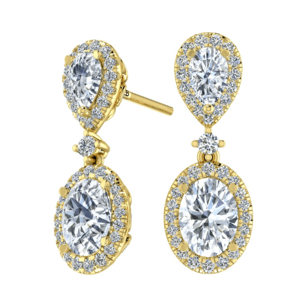 Brilliant Drop Diamond Earring