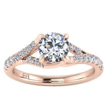 Round Talon Engagement Ring