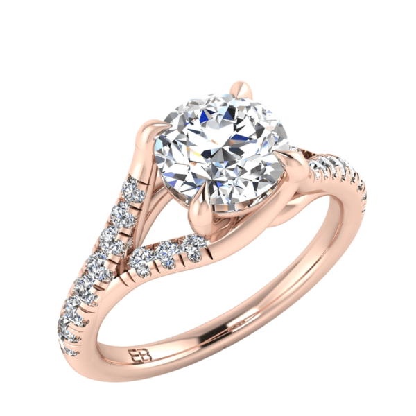 Round Talon Engagement Ring