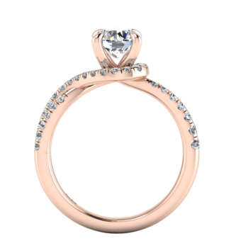 Looped Twogether Engagement Ring