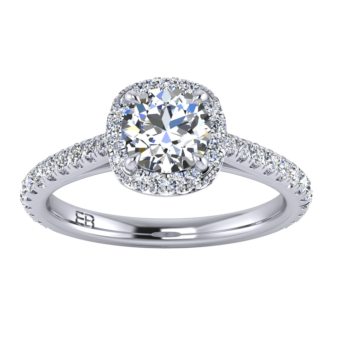 Classic Halo Engagement Ring