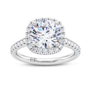 Majestic Round Engagement Ring