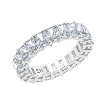 Charming Emerald Eternity Ring