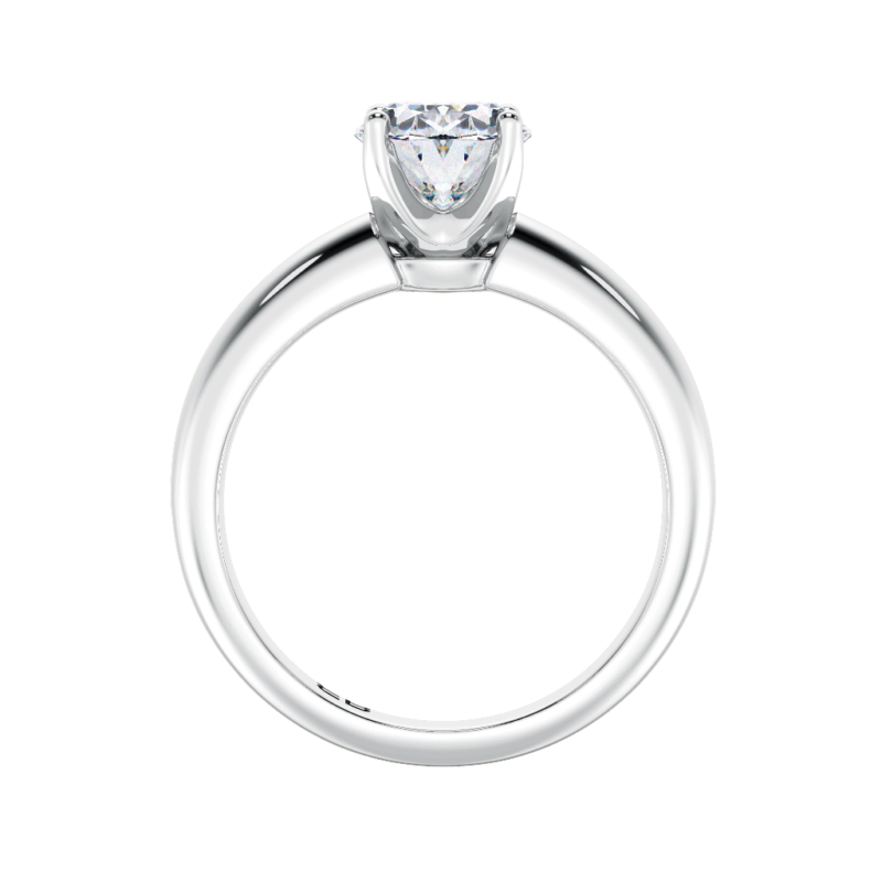 Regal Oval Solitaire Ring