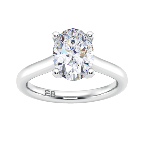 Imperial Oval Solitaire Ring