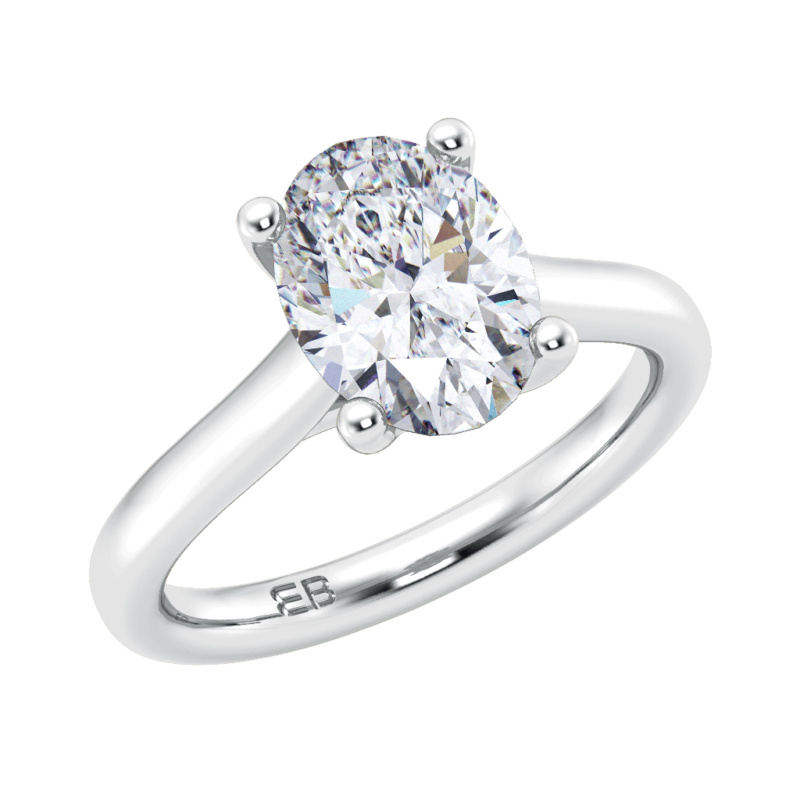 Imperial Oval Solitaire Ring