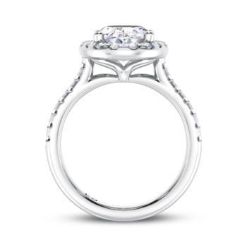 Grande Oval Halo Engagement Ring