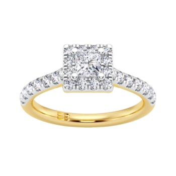 Chic Princess Diamond Ring