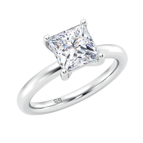 Majestic Princess Solitaire Ring