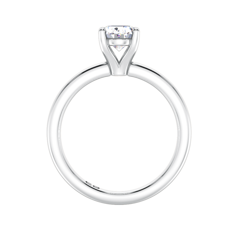 Majestic Oval Solitaire Ring