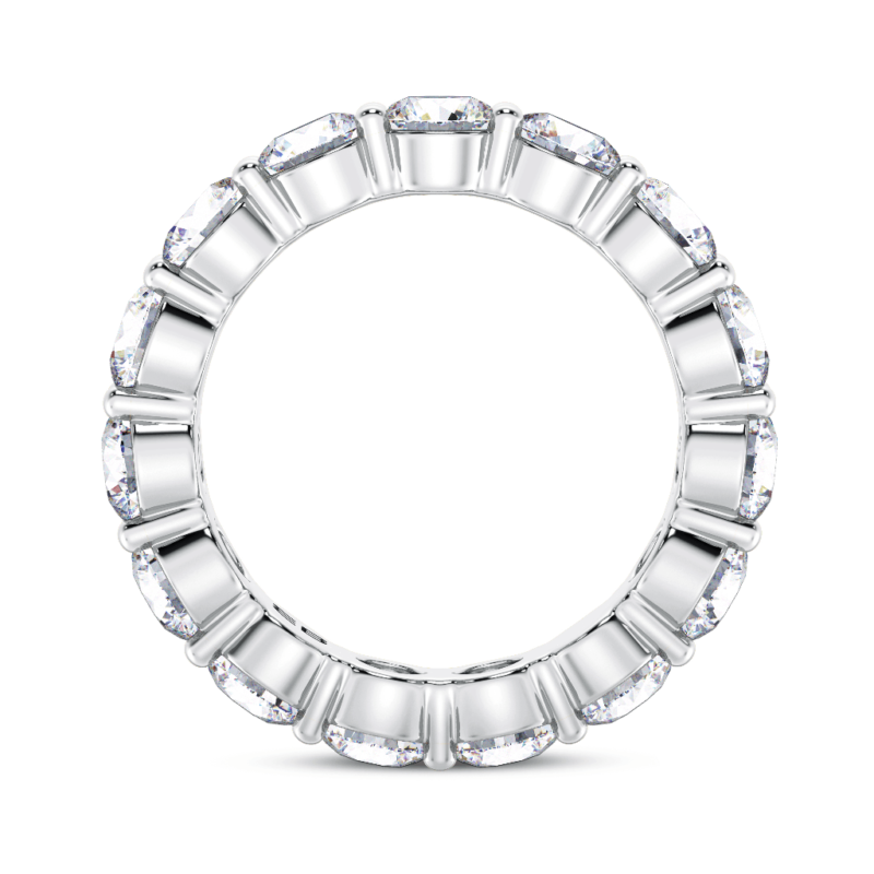 Round Turret Eternity Ring