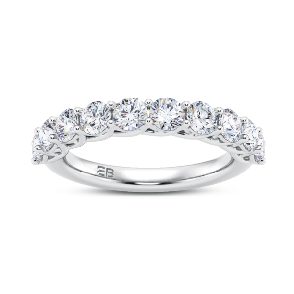 Round Half Eternity Ring