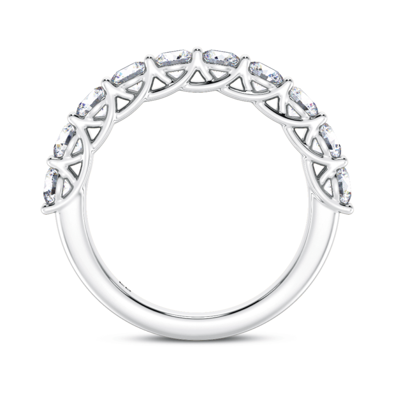 Round Half Eternity Ring