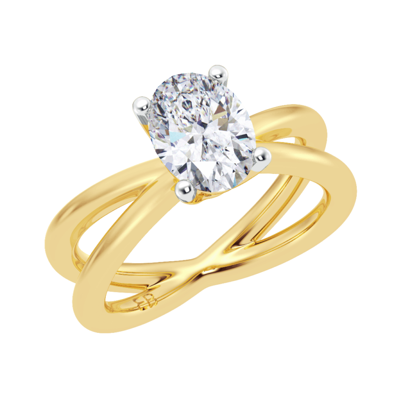 Monarch Oval Solitaire Ring